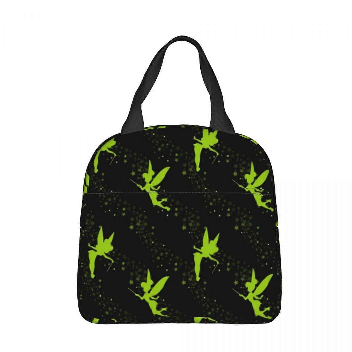 Peter Pan Tinkerbell repülő zöld szigetelt uzsonnás táska hűtőtáska újrafelhasználható nagy táskás uzsonnás doboz férfiaknak Női irodai utazás