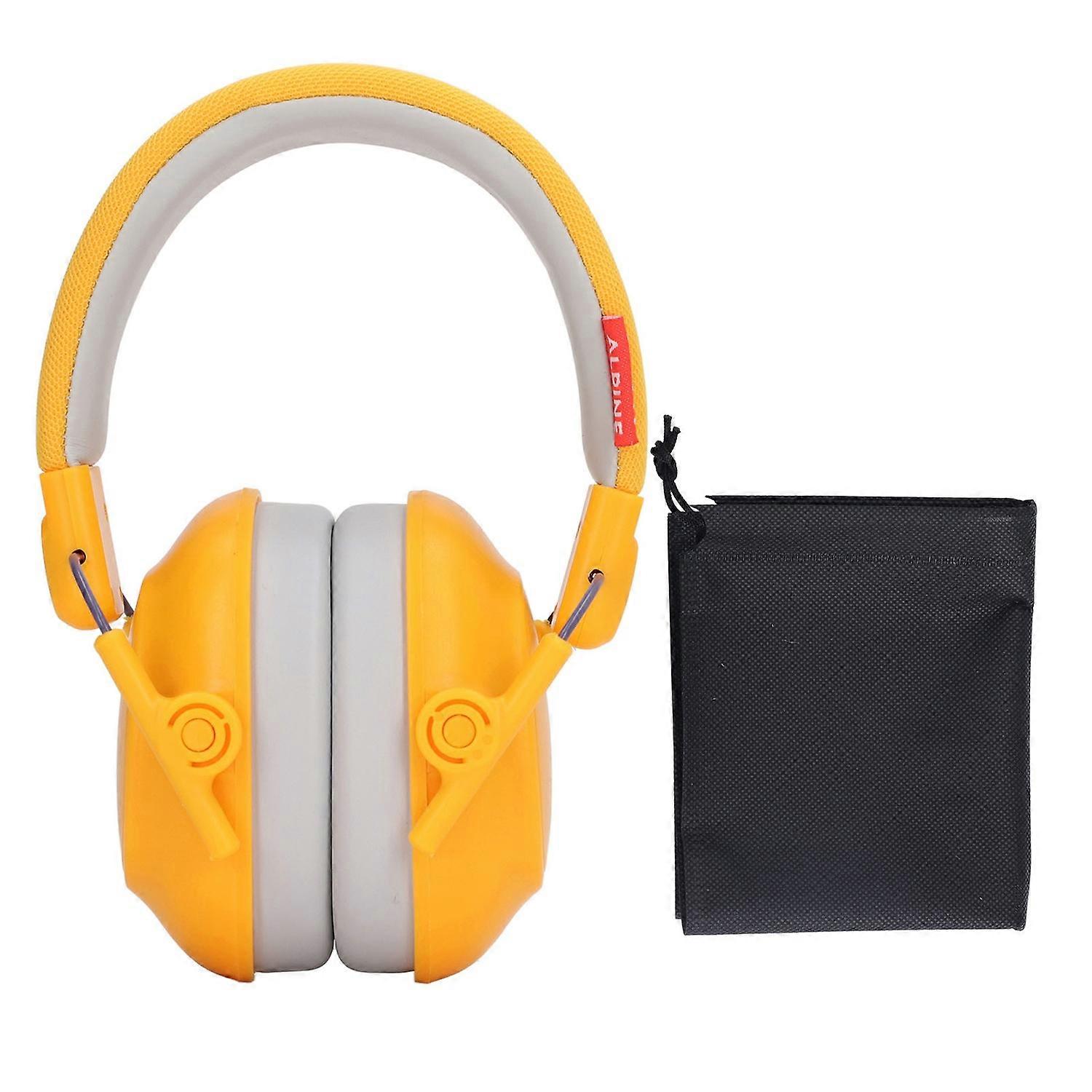 Noise Reduction Ear Muff NRR 25DB Foldable Soundproof Hearing Protection Headphone Safety Earmuff Ye