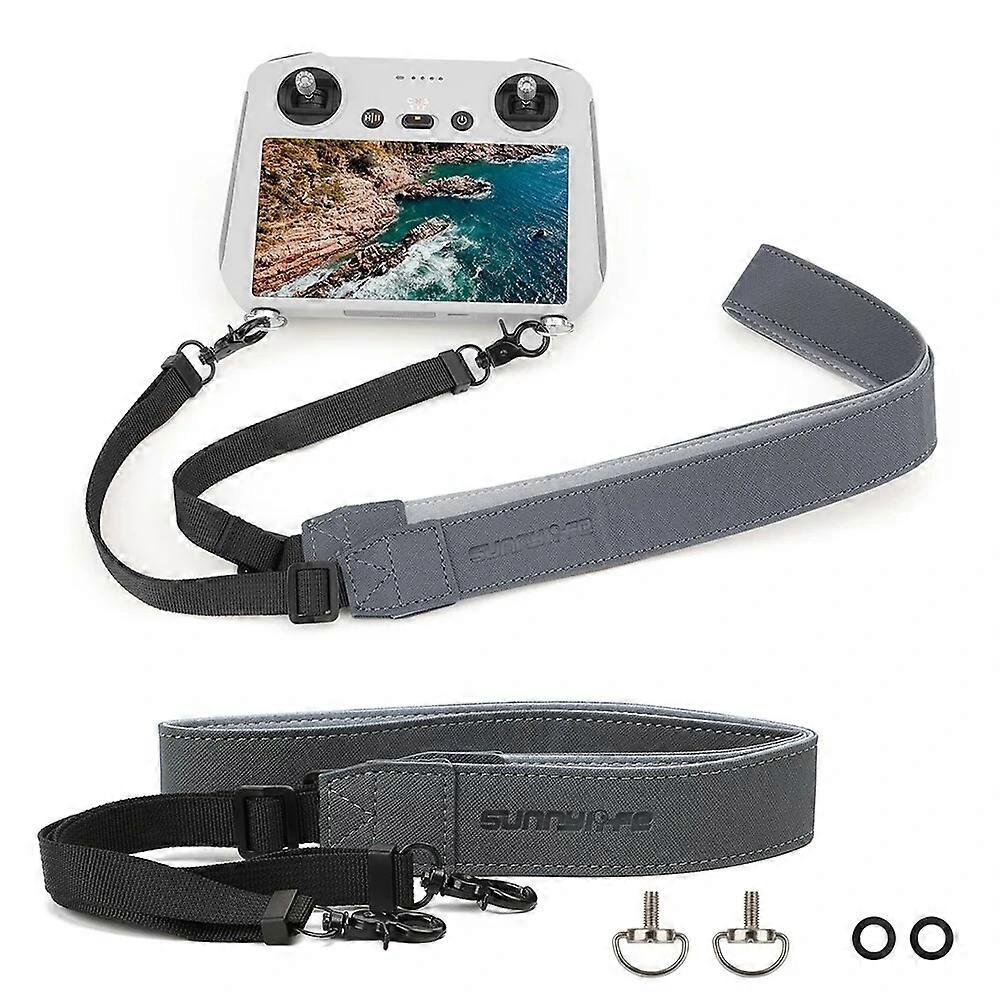 Sunnylife Universal Remote Control Lanyard Neck Strap PU Leather Adjustable Hanging Buckle Rope for 