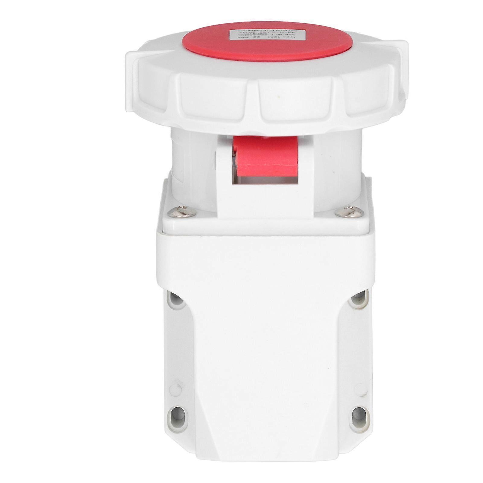 Candeon Industrial Connector Socket 5 Pin 32A 3P N E Waterproof Surface Mounted Industrial Socket 220‑380V 240‑415V