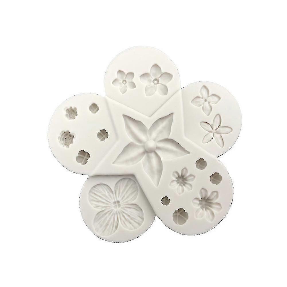 Flower Leaf Baking Cake Mold Kitchen Pastry Fondant Chocolate Decorative Tool1pcsrandom