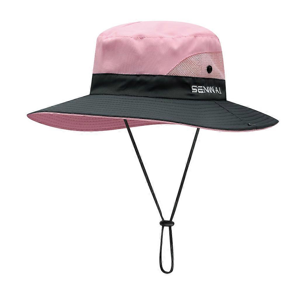 Sun Hat, Wide Brim Bucket Mesh Cap