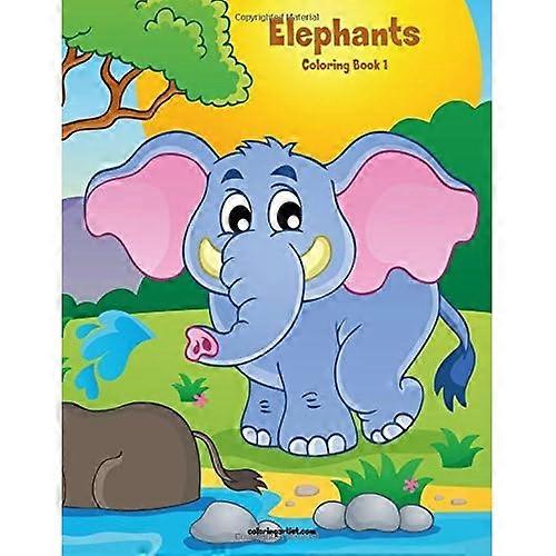Elephants Coloring Book 1 (Elephants)