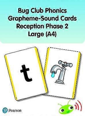 Bug Club Phonics Grapheme-Sound Cards Reception Phase 2 Large (A4)
