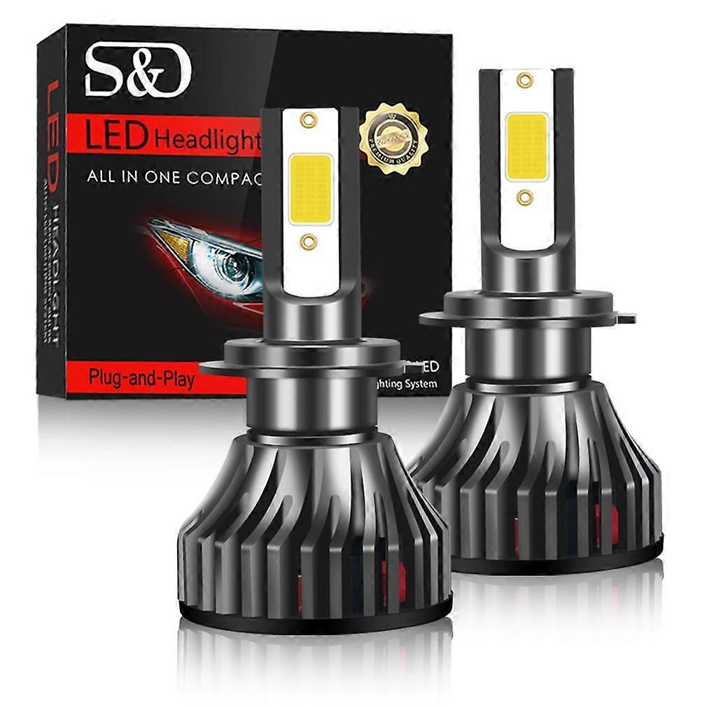 2pcs Super Bright Mini 20000LM Canbus COB LED Headlight H4 H7 H8 H9 H11 H16 JP H1 H3 9003 HB2 9005 HB3 9006 HB4 9012 HIR2 H27 880 881 LED Fog Lamp