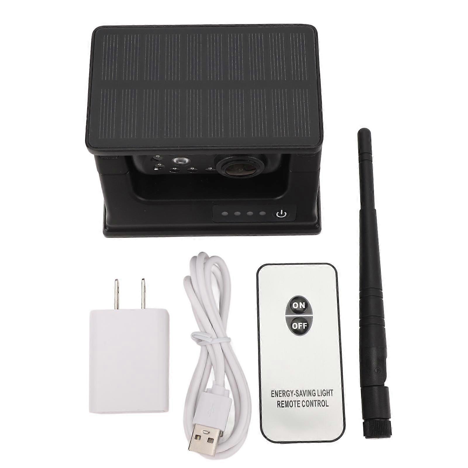 Solar Wireless Backup Camera Magnetic Rechargeable Night Vision Trailer Hitch Rear View Camera MK6570