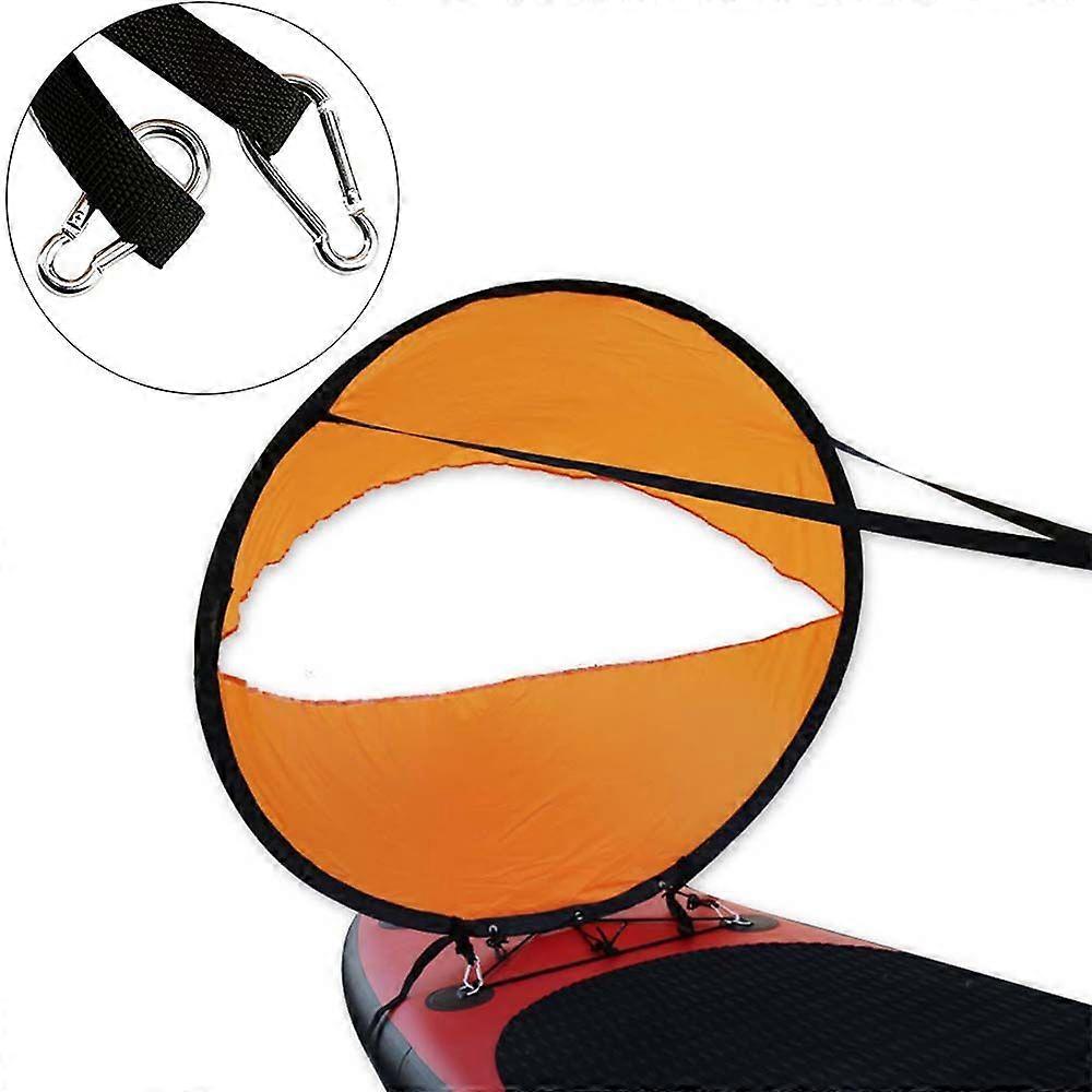 Kayak Sails Paddle,Kayak Wind Sail Foldable Kayak Sail Downwind Wind Sail Kit Rowing Boat Sail with Clear Window and Storage Bag Kayak Accessories