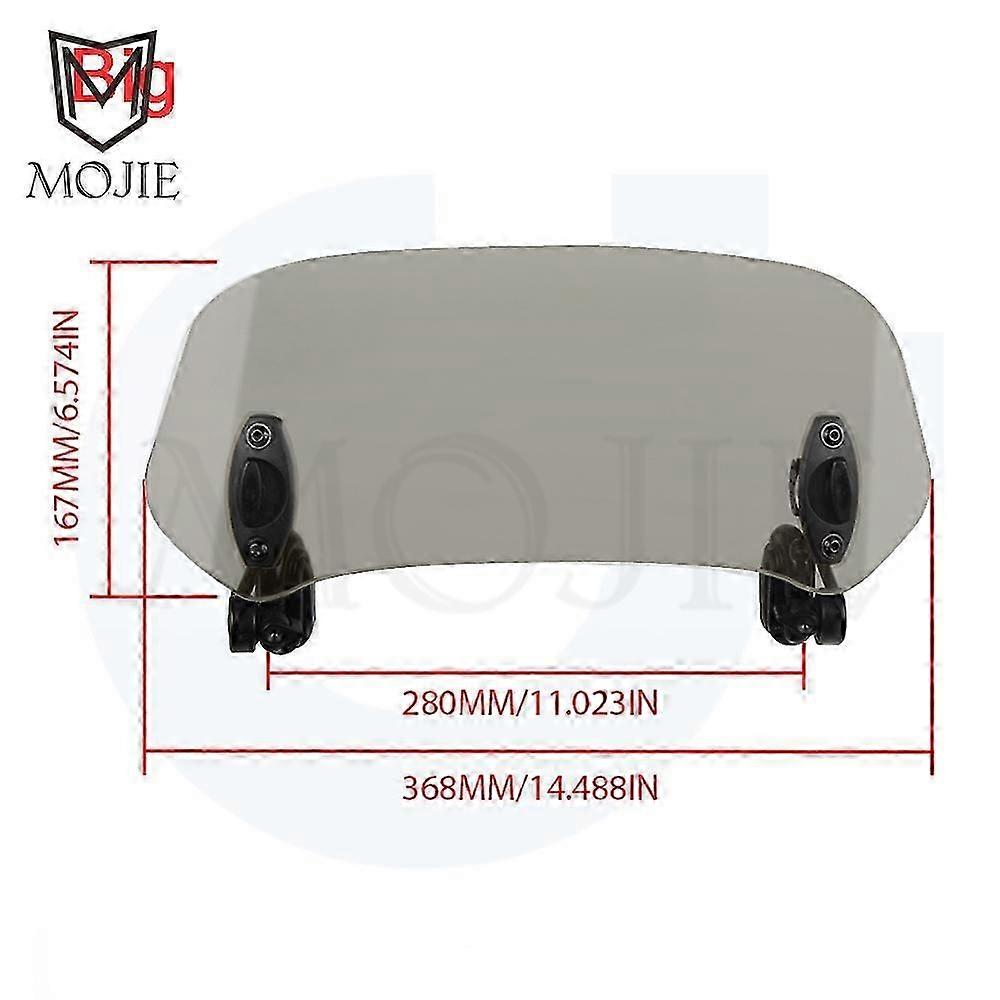 Motorcycle Windshield Extension Spoiler Windscreen Air Deflector For Honda Cb900f Hornet 900 Cb919 Cbf1000/a Cbf 125 500 600