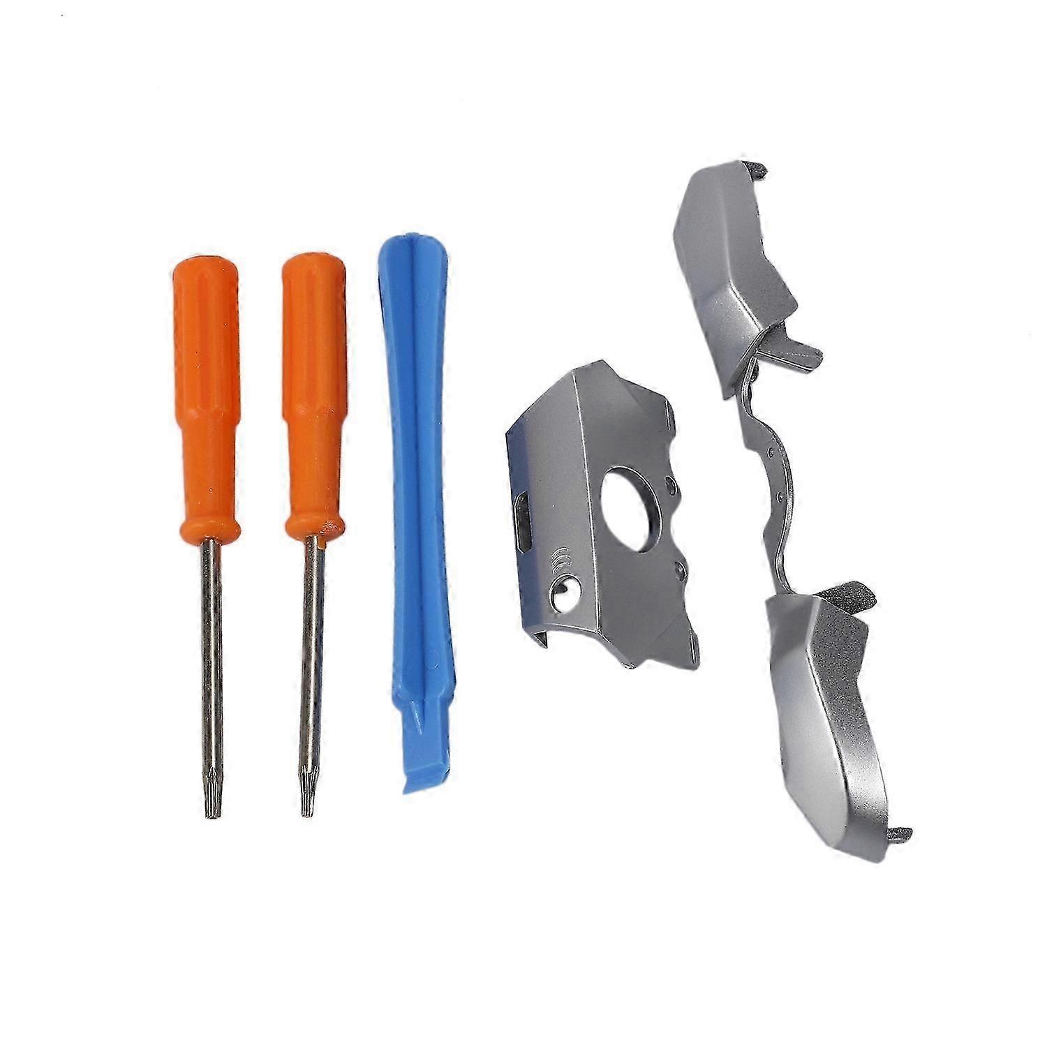 Silver Color 3.5mm Jack Port Chrome LB RB Bumpers Trigger Button replacement suitable for One Elite Controll