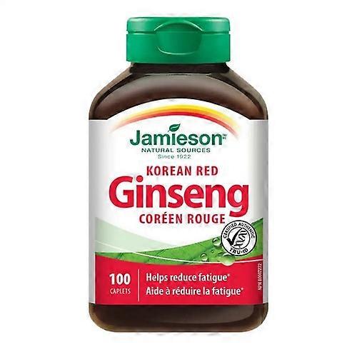 Jamieson Vitamins Korean Red Ginseng, 100 Caplets