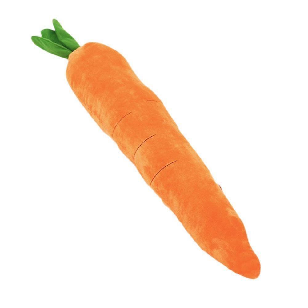 The Mellow Dog Calming Carrot Toy,Sturdy Plush Multi-squeaks Dog Plush Toy
