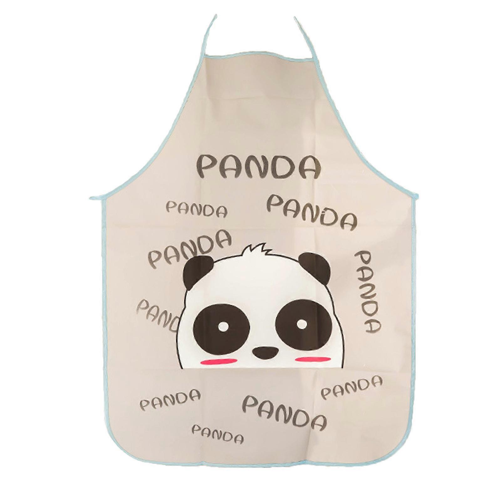 Women Kitchen Cooking Pvc Bib Apron Practical