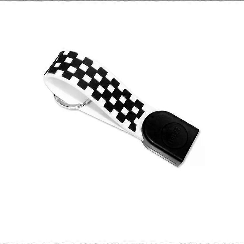 Applies to Carbon Fiber Pattern Key Fob Shell Chain Union Jack Decoration for BMW Mini Cooper S JCW One D F54 F55 F56 F57 F60 ar Acce