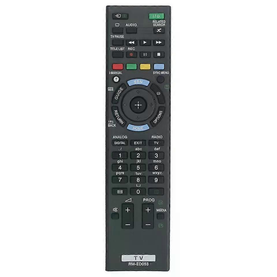 New Replace RM-ED053 For Sony LCD TV Remote Control KDL32W653A 42W807A 55W905A