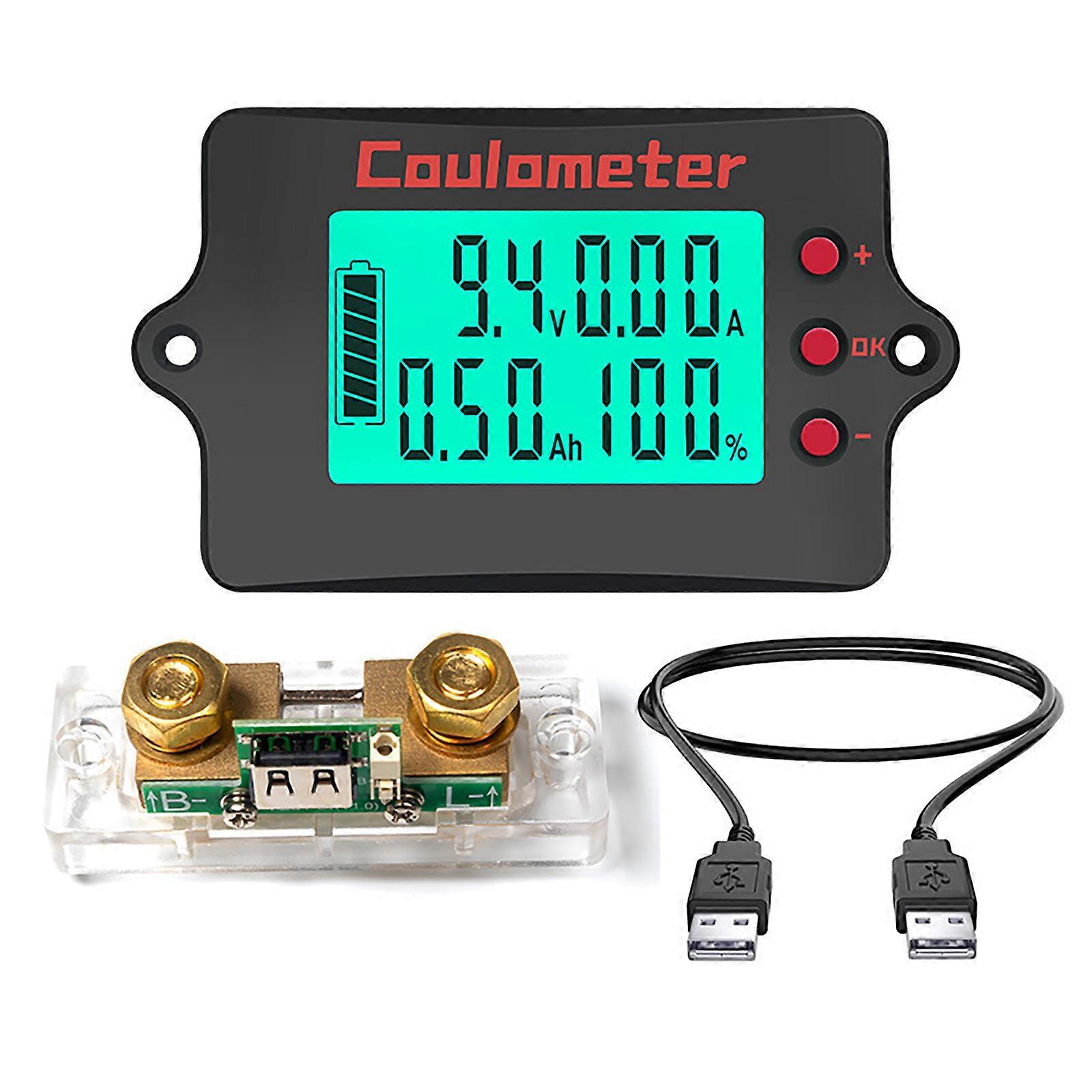 Compact Digital Multimeter Power Multimeter High Accuracy Voltages Meter for Accurate Voltages Current Testing Up to 100A