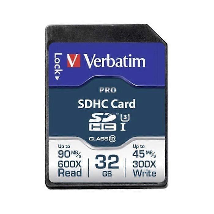 Verbatim PRO 32GB Class 10 UHS-I SDHC Memory Card
