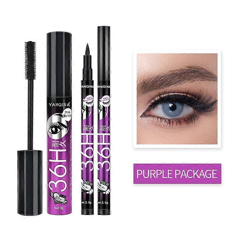 Mascara Eyeliner Pen Set Lang Locken Wasserdicht Schweißfest Nicht Fleckig Eyeliner Mascara Eye Cosmetics TSLM1
