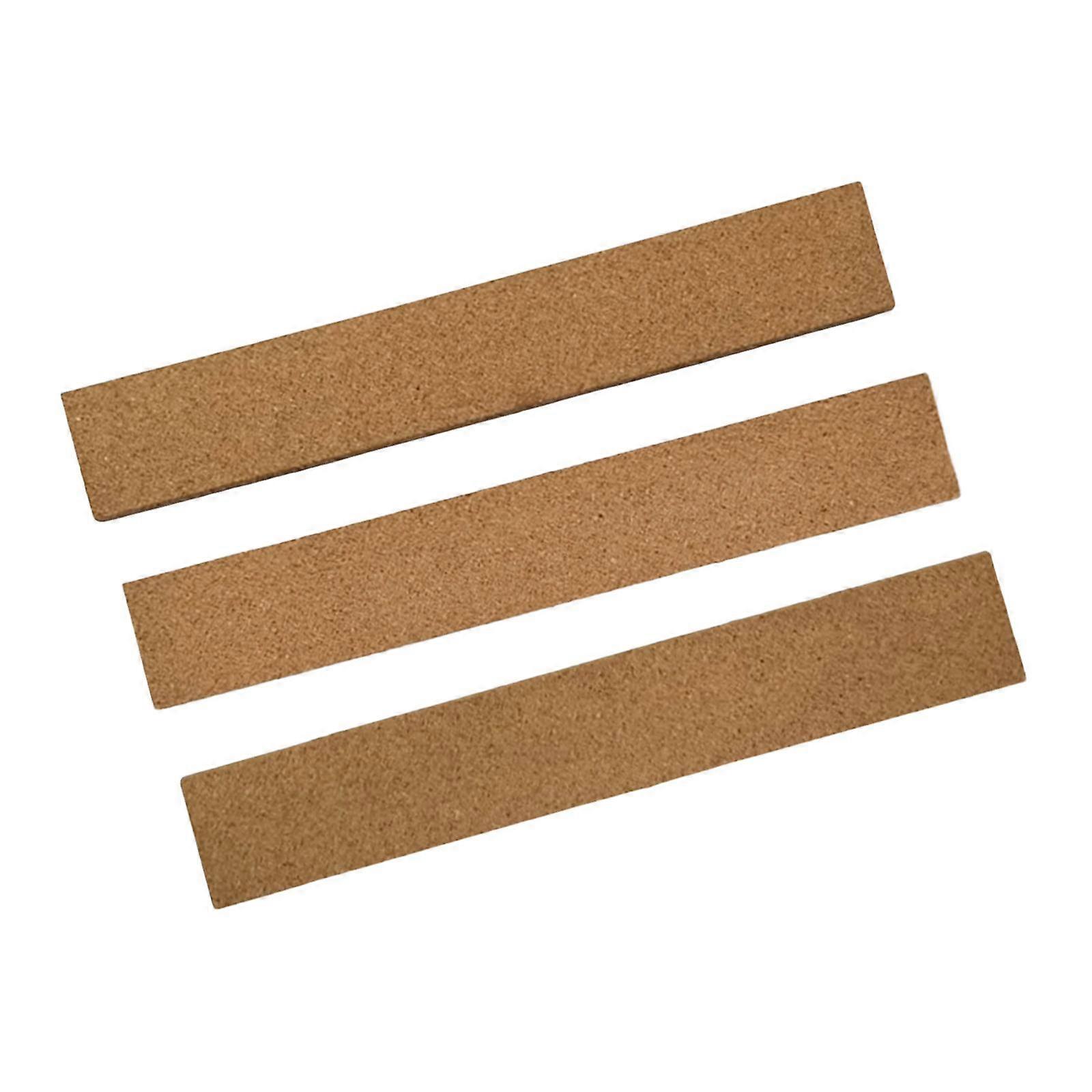 3Pcs Cork Board Strips Keepsakes Message Board for Office Dorm Dining Room