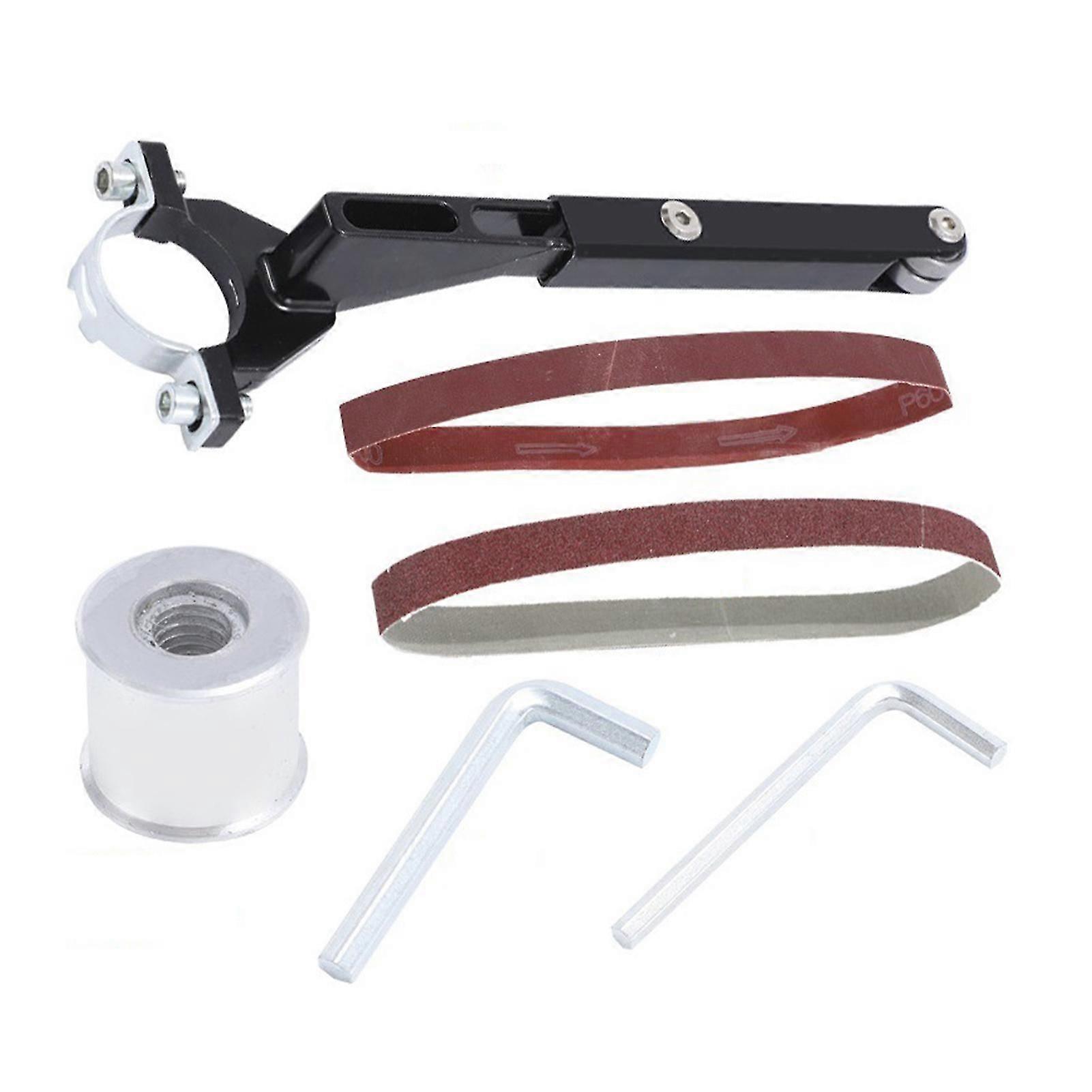 Belt Sanders Conversion Kit for Precise DIY Work Multipurpose Portable Angle Grinder Modified Sand Belt Attachment Suitable for 100 Angled Grinder