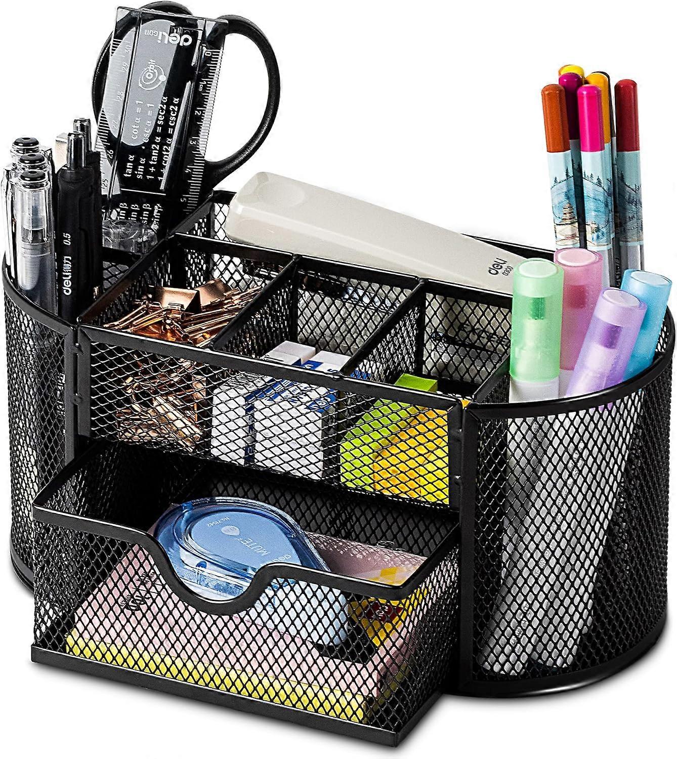 Mesh Desk Organizer, Rotating Organizer