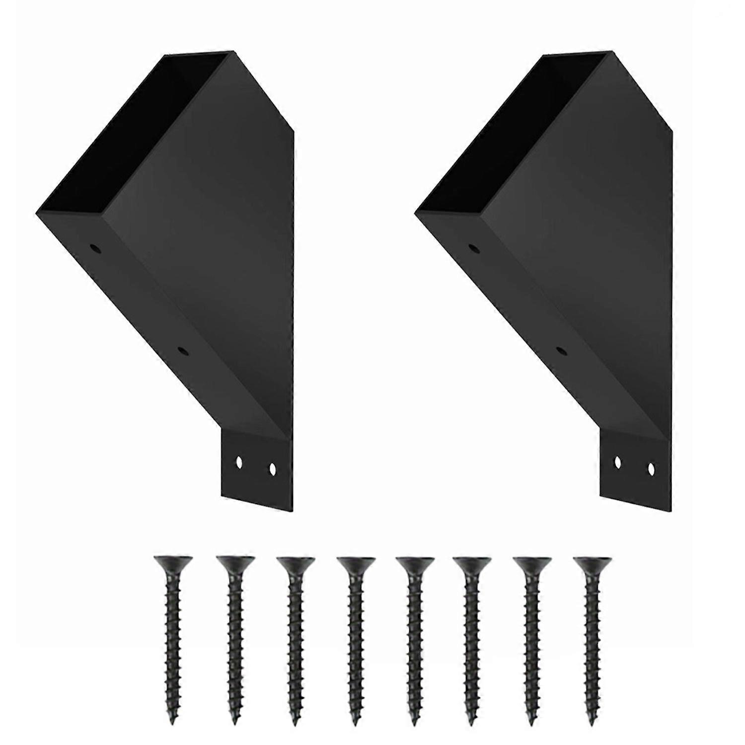 1/2Pcs Pergola Angle Support Bracket Stainless Steel 45-Degree Angle Bracket Weather-proof Heavy