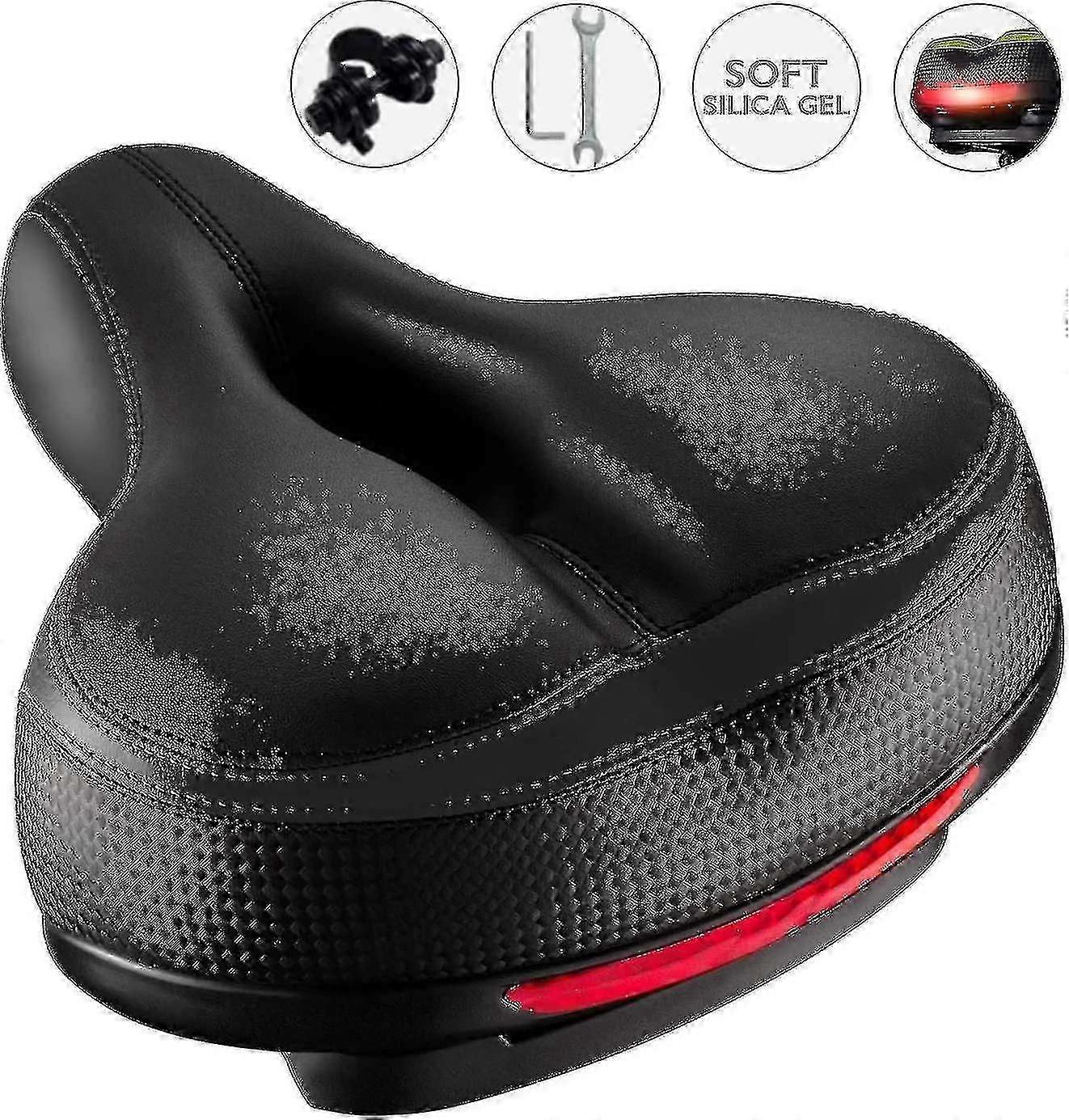 Κάθισμα ποδηλάτου, άνετο κάθισμα Ycle Διπλή απορρόφηση αφρού μνήμης Αντικατάσταση καθίσματος ποδηλάτου Ycle με refective ταινία-καλή