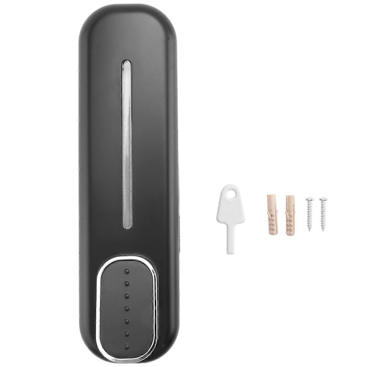 Soap Dispenser Wall Mount, 350Ml Hand Liquid Dispenser Black