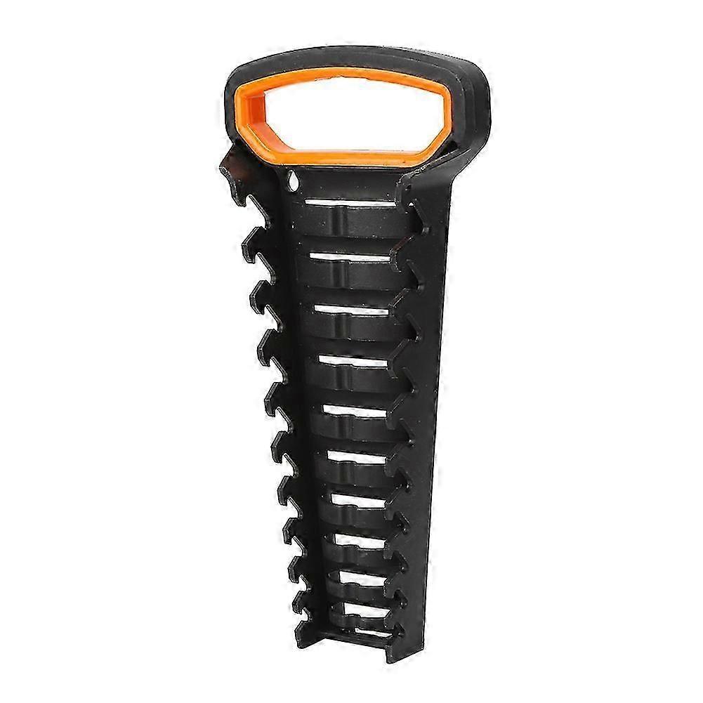 Wrench Sorter Holder Bracket Spanner Organizer Storage Tray Socket Wall Mounted Tool SelfLocking Function(10 Wrench Capacity )