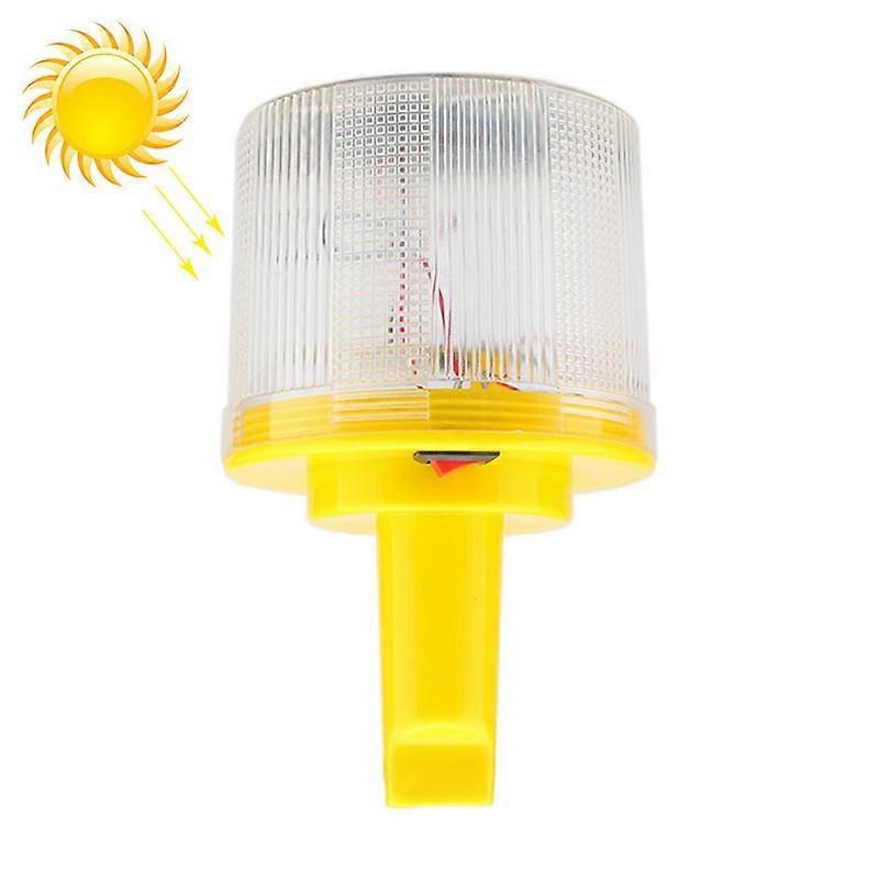 Night Solar Safety Warning Flash Light, Specification:03 Slim Sticks Tied or Inserted 03 Slim Sticks Tied or Inserted (White)