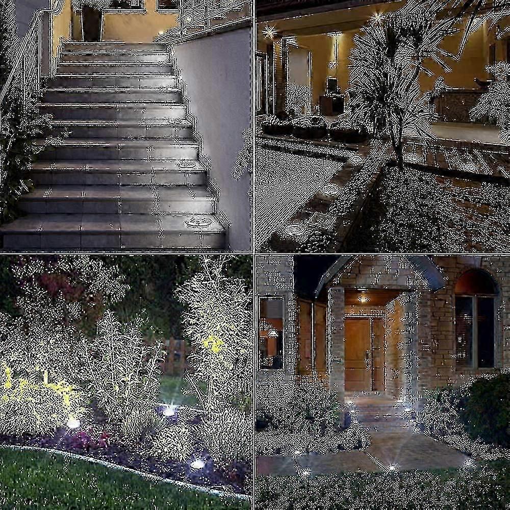 Solar Ground Lights,12pack Solar Pathway Lights Waterproo For Patio Pathway Lawn Yard