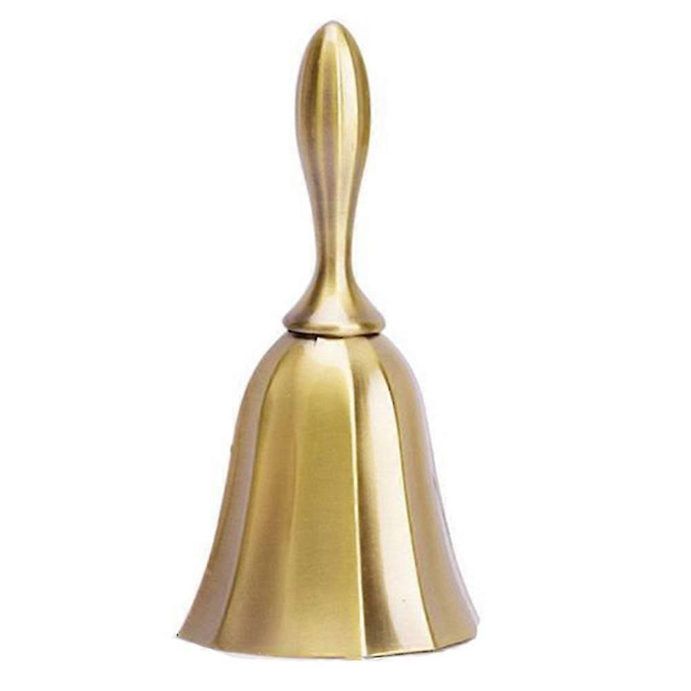 Hand Brass Bells for Children Pure Copper Bell for Bed Call Remind Class Small Large Christmas Bell