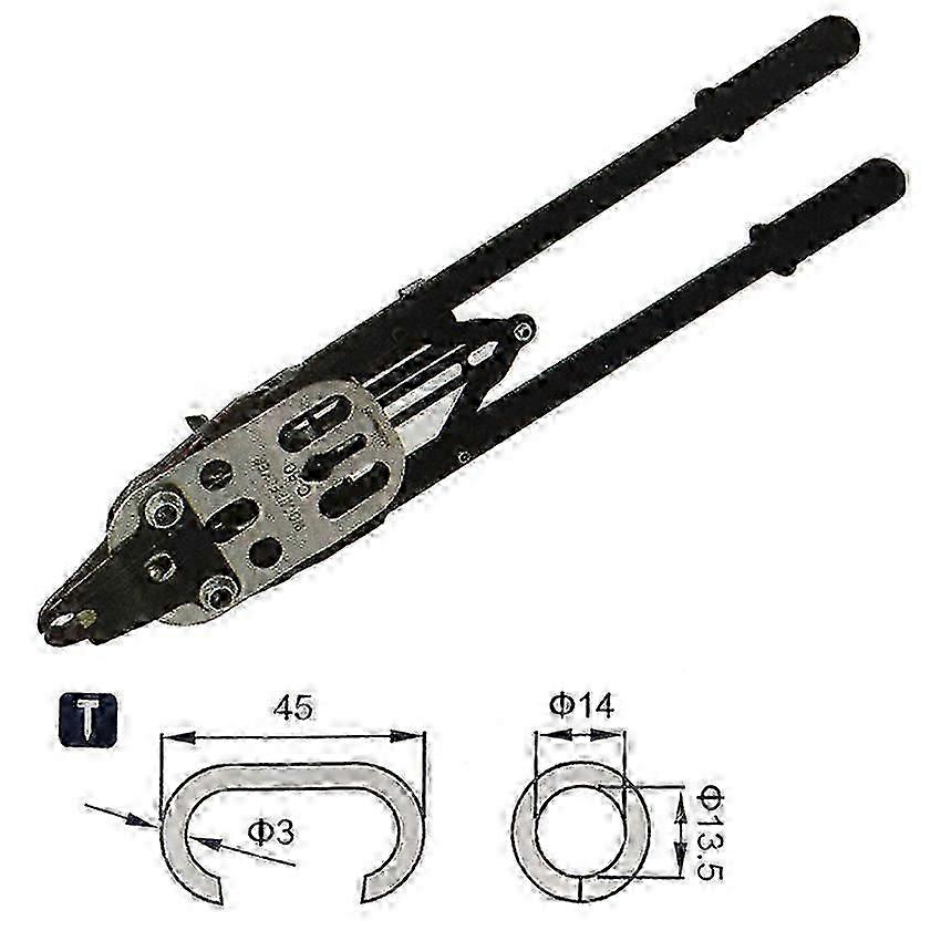 C50 Professional Manual Hog Ring Plier For Gabion Fi C-ring C Nailer Fence Connect Nailer
