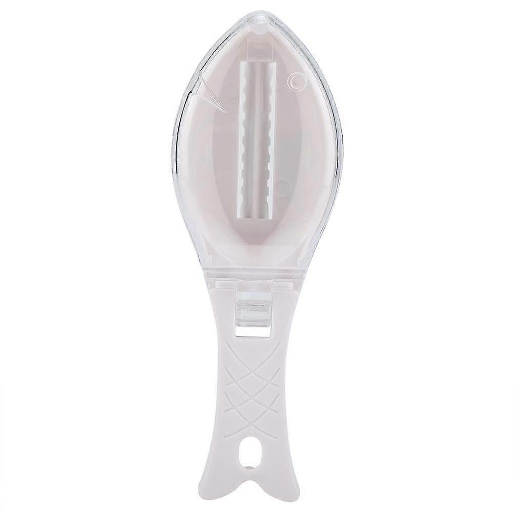 Fish Scale Scraper Remover White, Fish Scale Brush Peeler, Kitchen Gadget, Fish Tools