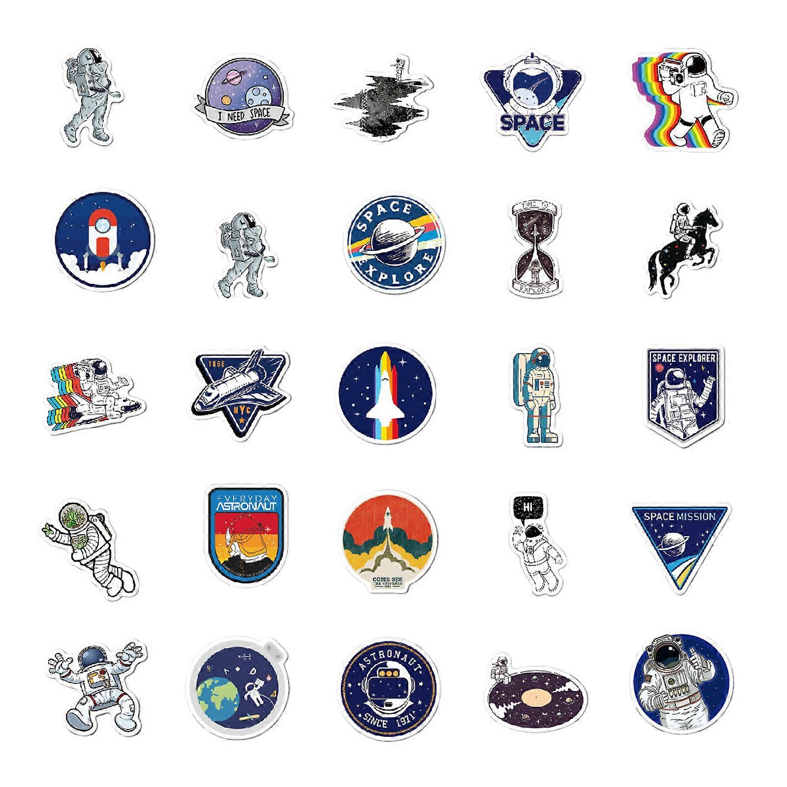 Astronaut Stickers Repe At Fashion Computer Stickers 100PCS DIY Set
