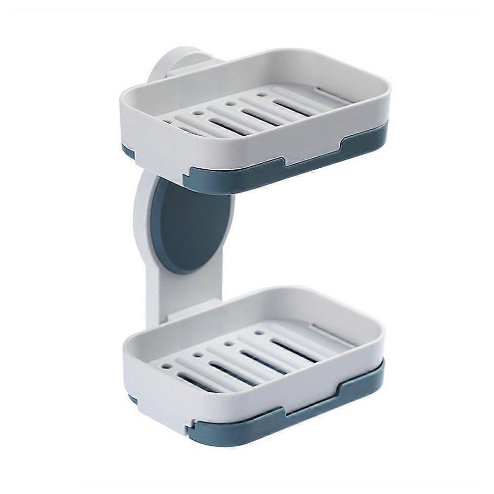 Double-Layer Soap Holder for Shower and Bathroom Use