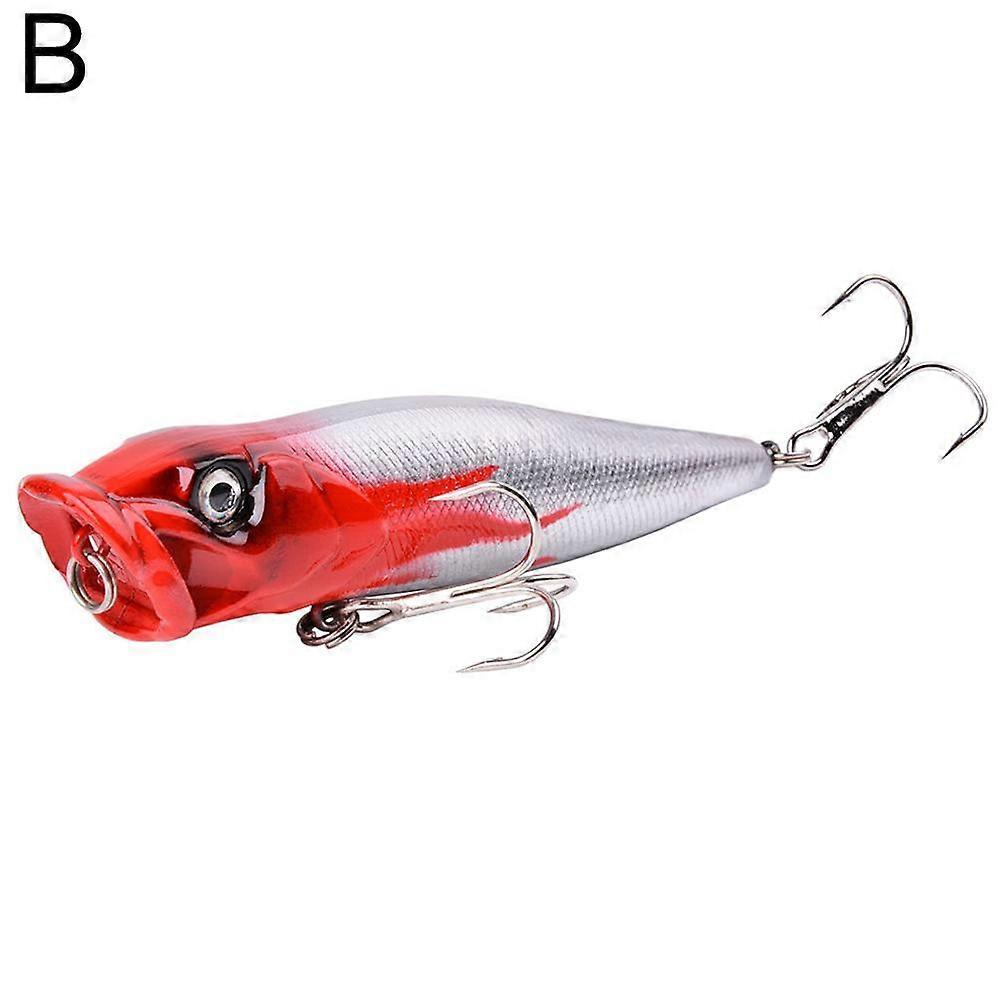 Big Popper Angelköder 9cm 12g 3d Augen Köder Topwater Crankbait Wobbler