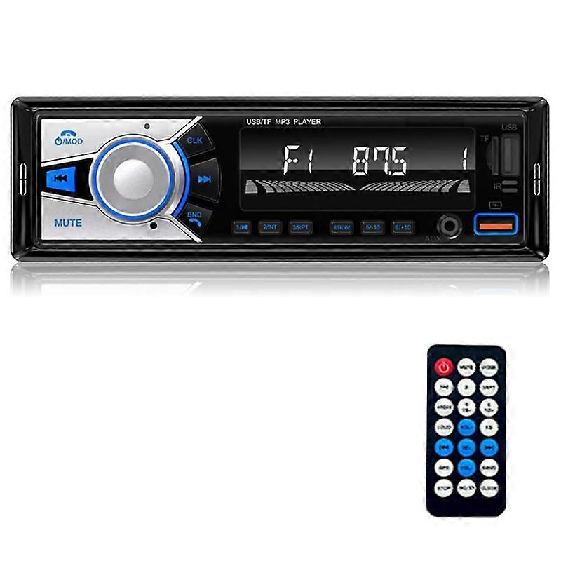 Hippcron Car Radio Stereo MP3 Player Digital Bluetooth FM Audio Music USB / TF Card With In Dash AUX Input