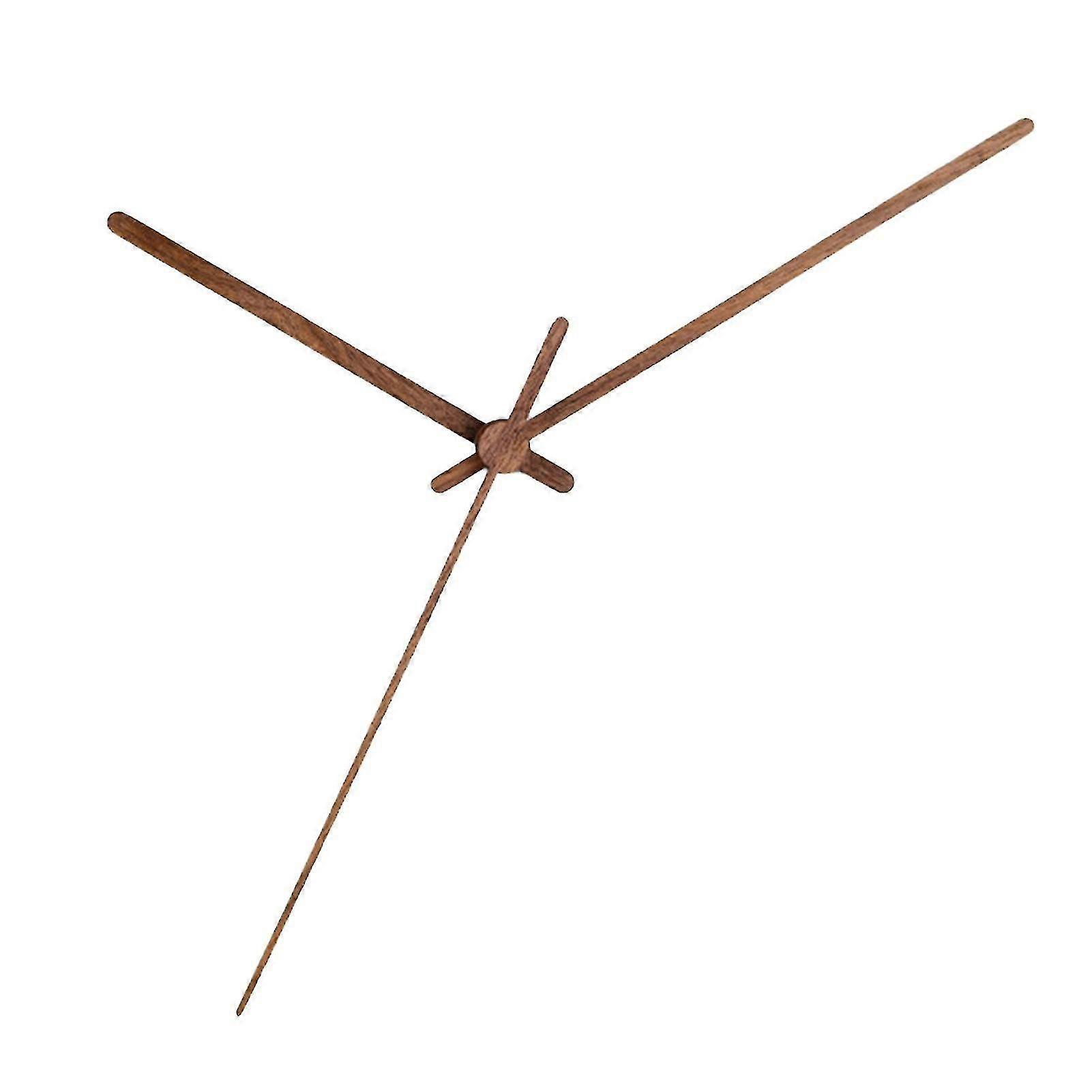 3pcs/set Clock Hands Solid Wood High Torque Repair Parts With Copper Cover Diy Wall Clock Pointers For Home Kaesi