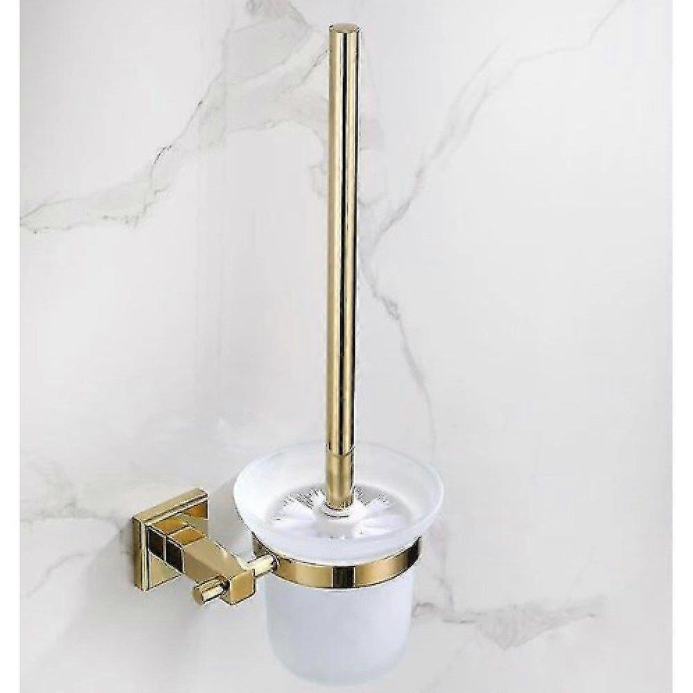 Kylpyhuonetarvikkeet Messinki Kultainen WC-harjaspalkki, Pyyheteline Kylpyhuoneen laitteisto | Kylpylaitteistot