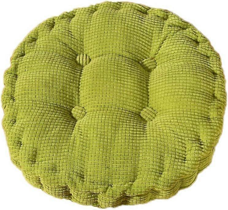 כרית כיסא עגולה נוחה לבית, מטבח, גינה, פינת אוכל, משרד, ירוק 40*40 ס"מ