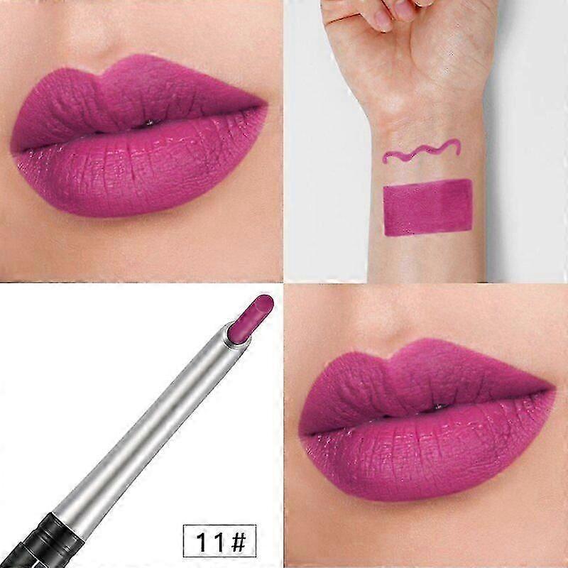 High Color Rendering Rich Color Lipstick 2-in-1 Lip Liner Pencil Lipliner-M