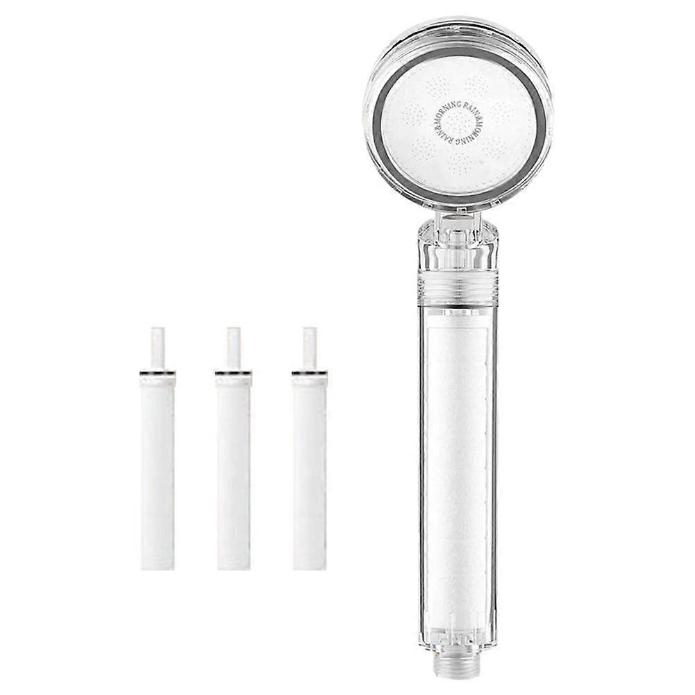 Hard Water Filter Shower Head - High Pressure, Vitamin C and PP Dual Filters, Remove Chlorine and Impurities A