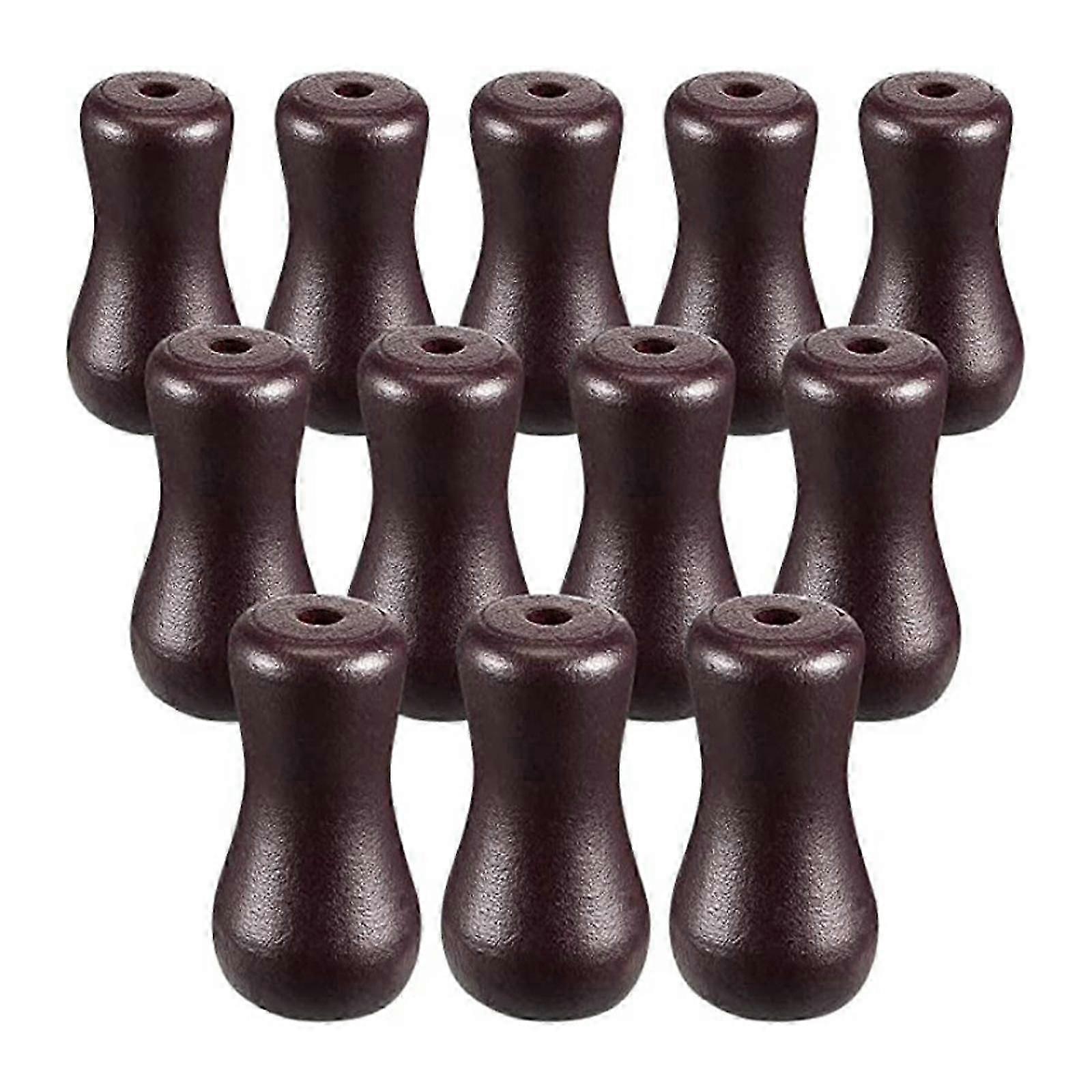 12Pcs Blind Pull Cord Knobs Hanging Pulls Wooden for Curtain Craft,Pull Cord Tassels Sturdy,Window Treatment Accessories