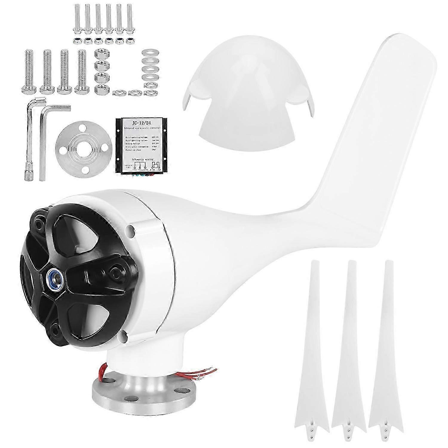 Wind Turbines Kit Generator 3 Blades Small Power Supply For Mobile Room Boats Cabin 100w24v