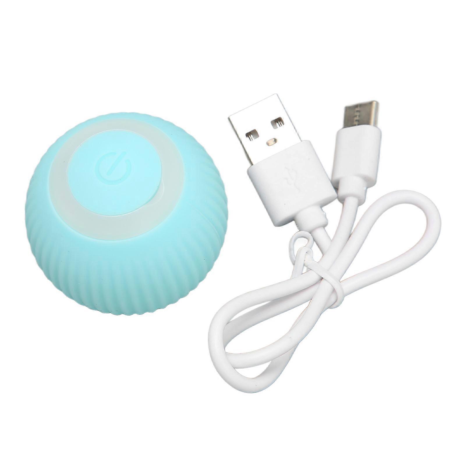 Interactive Cat USB Rechargeable Safe 2 Modes Bite Resistant Obstacle Avoidance Smart Wicked Ball Toy for Cats
