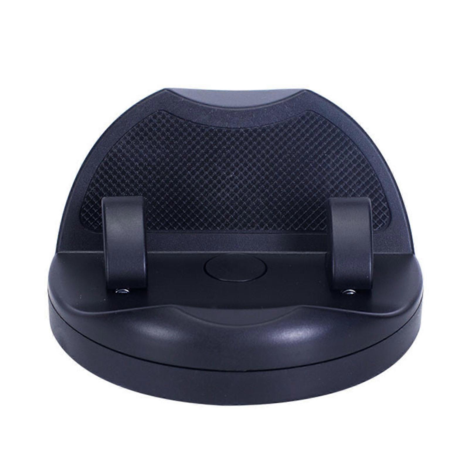 Support de téléphone de voiture Support de tableau de bord Support avec plaque de numéro de téléphone de stationnement Support rotatif à 360 degrés Support de berceau adhésif