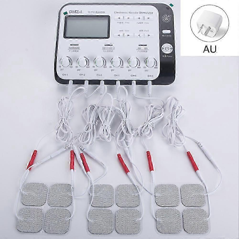 Electrostimulation Patches Physiotherapy Tens Body Massager 6 Output Channel Disgistal Multi-functional Relax Electroacupuncture