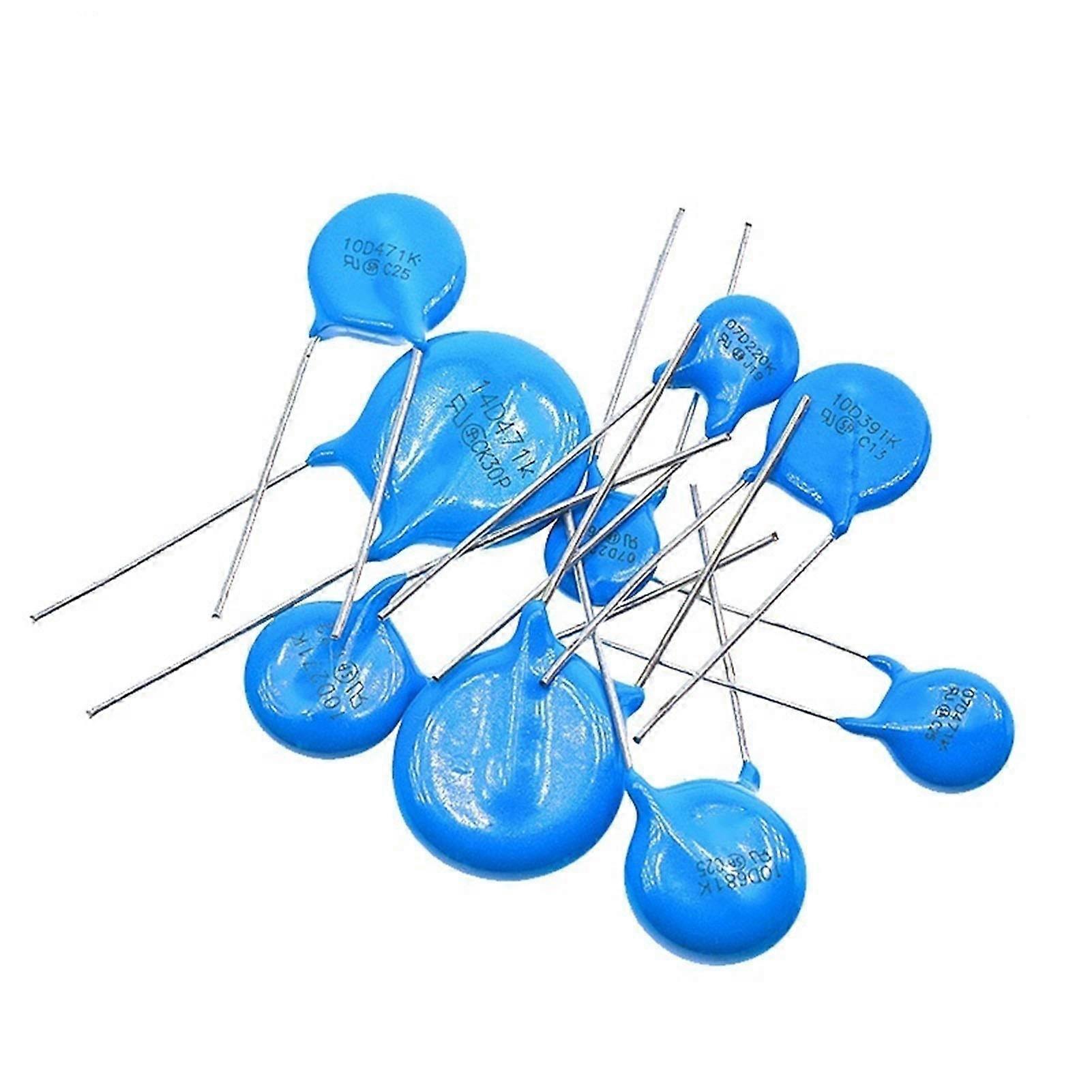 VARISTORS 10Pcs ZnO Varistor 20D112K 1100V 75 Types Resistance 05D 07D 10D 14D Electrical Surge Protection Components