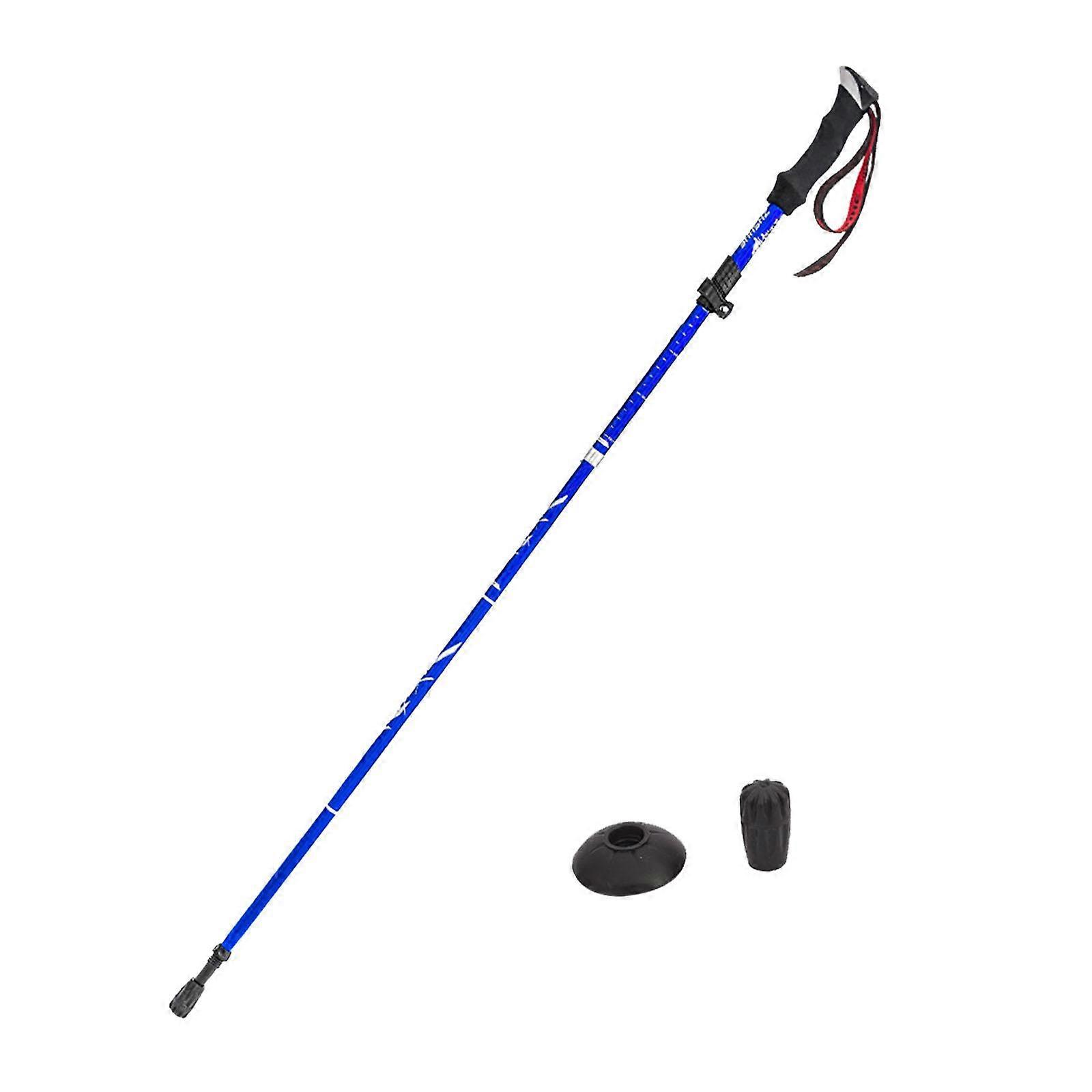Folded Mountain Trekking Cane Walking Cane Retractable Comfortable Gripping