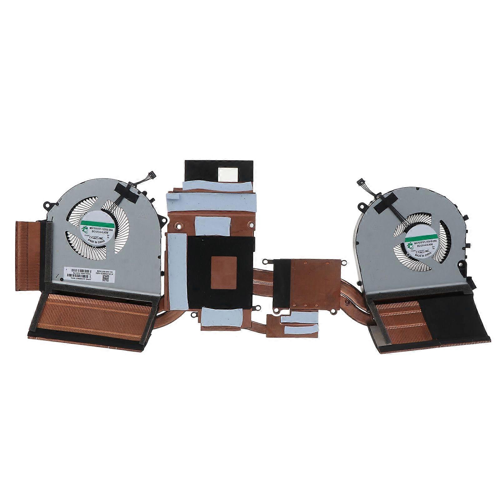 CPU GPU Cooling Fan with Heatsink for OMEN 17-CB L62865-001 Laptop Notebook Cooler Radiator Cooling Fan Replacement